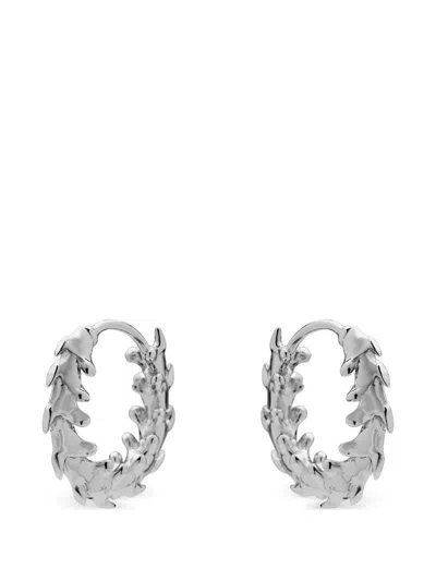 Shaun Leane Serpent's Trace 迷你圈形耳环 In Silver