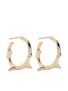 Shaun Leane Small Rose Thorn Hoop Earrings