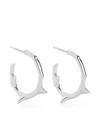 Shaun Leane Small Rose Thorn Hoop Earrings