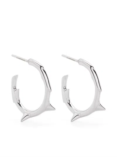 Shaun Leane Small Rose Thorn Hoop Earrings
