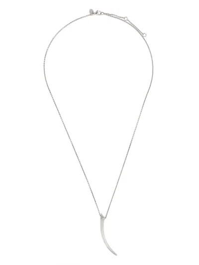 Shaun Leane Sterling Silver Sabre Diamond Necklace