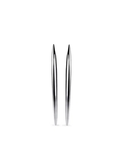 Shaun Leane Sterling Silver Tusk Earrings In White