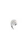 Shaun Leane Talon Diamond Stud Earring In Silver