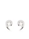 Shaun Leane Talon Diamond Stud Earrings In Silver