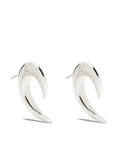 Shaun Leane Talon Earrings In Silver Black Rhodium