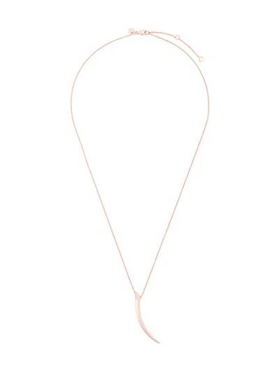 Shaun Leane Tusk Pave Diamond Pendant Necklace In Gold
