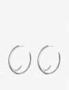 Shaun Leane Cat Claw Sterling Silver Hoop Earrings