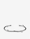 Shaun Leane Cherry Blossom Sterling Silver And Diamond Bangle