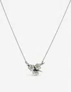 Shaun Leane Cherry Blossom Sterling Silver And Diamond Necklace