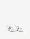 Shaun Leane Rose Thorn Sterling Silver Bar Earrings