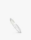Shaun Leane Sabre Deco Sterling Silver And Ceramic Cuff Bangle In Silver