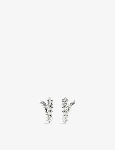 Shaun Leane Serpent Trace Sterling Silver Mini Hoop Earrings