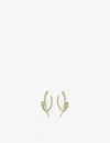 Shaun Leane Serpent Trace Sterling Yellow Gold Vermeil Hoop Earrings In Yellow Gold Vermeil