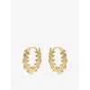 Shaun Leane Womens Serpents Mini 18ct Yellow Gold Vermeil Hoop Earrings In Gold