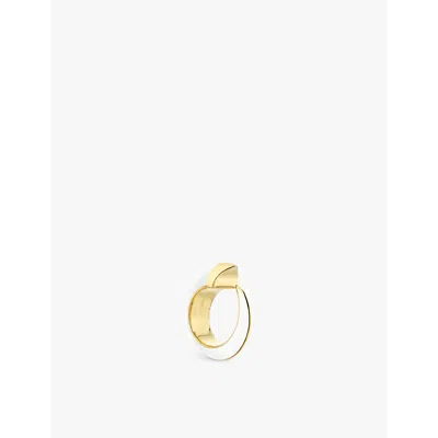 Shaun Leane Womens Yellow Gold Vermeil Sabre Solis 18ct Yellow Gold-plated Vermeil And Enamel Ring