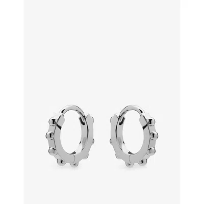 Shaun Leane Womens Spur Mini Sterling-silver Hoop Earrings In Metallic