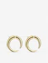 Shaun Leane Quill Talon Gold-vermeil Hoop Earrings In Yellow Gold Vermeil