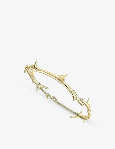 Shaun Leane Rose Thorn Yellow Gold-plated Vermeil Bracelet In Yellow Gold Vermeil
