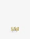 Shaun Leane Rose Thron Yellow Gold-plated Vermeil Sterling-silver Ring In Gold