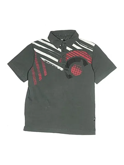 Pre-owned Shaun White Kids' Short Sleeve Polo Shirt In Gray