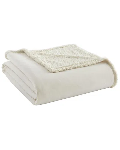 Shavel Home Micro Flannel® Reverse To Sherpa Blanket In Brown