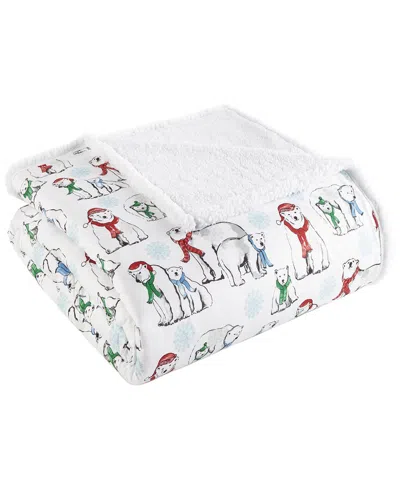 Shavel Home Micro Flannel® Reverse To Sherpa Blanket In Multi