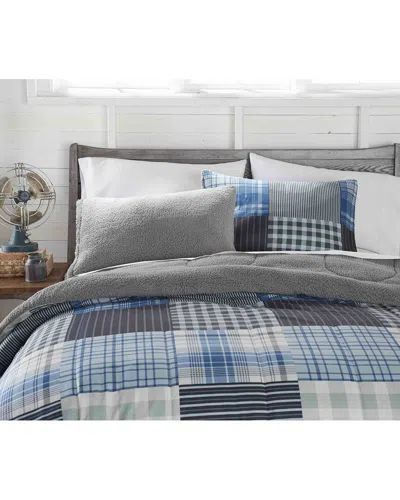 Shavel Home Micro Flannel® Reverse To Sherpa Comforter Set In Multi