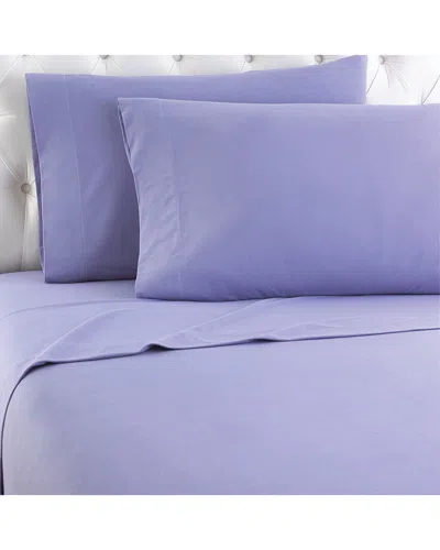 Shavel Home Micro Flannel® Solid Color Deep-pocket Sheet Set In Purple
