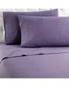 Shavel Home Micro Flannel® Solid Color Deep-pocket Sheet Set In Purple