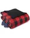 Shavel Home Products Micro Flannel¨ 7 Layers Of Warmth¨ Electric Blanket In Red