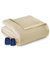Shavel Home Products Micro Flannel 7 Layers Of Warmth Electric Blanket