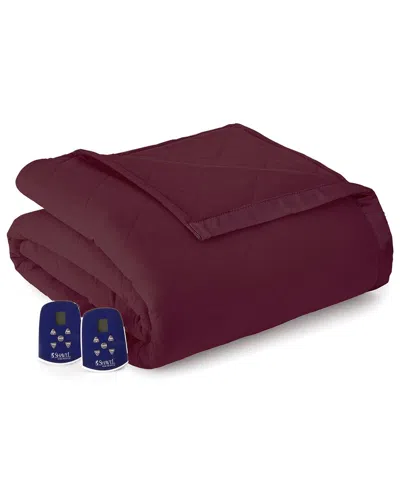 SHAVEL HOME SHAVEL HOME PRODUCTS MICRO FLANNEL 7 LAYERS OF WARMTH ELECTRIC BLANKET