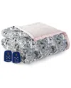 Shavel Home Products Micro Flannel Reverse To Sherpa Electric Blanket