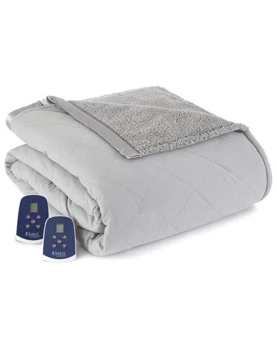 SHAVEL HOME SHAVEL HOME PRODUCTS MICRO FLANNEL REVERSE TO SHERPA ELECTRIC BLANKET