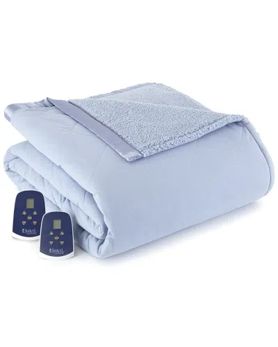 SHAVEL HOME SHAVEL HOME PRODUCTS MICRO FLANNEL REVERSE TO SHERPA ELECTRIC BLANKET