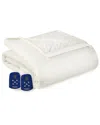 Shavel Home Products Micro Flannel Reverse To Ultra Velvet Electric Blanket