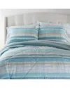 Shavel Home Seersucker Comforter Set In Blue