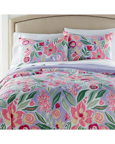 Shavel Home Seersucker Comforter Set In Multi