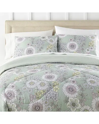 Shavel Home Seersucker Comforter Set In Multi