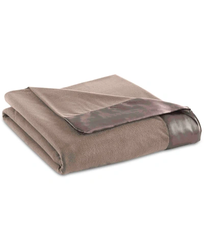 Shavel Micro Flannel All Seasons Year Round Sheet Blanket, Full/queen In Hazelnut