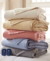 Shavel Reversible Micro Flannel To Sherpa Electric Blankets Bedding In Frosted Rose
