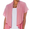 Shawl Dawls Short Convertible Shawl In Pink In Pink