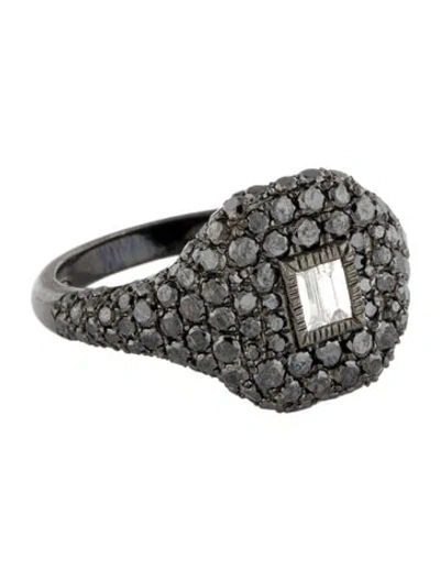 Pre-owned Shay 14k Diamond Pavé Ready To Ship Ring In Multicolor
