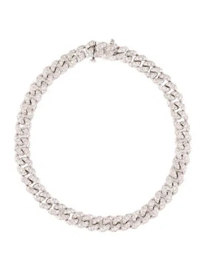 Pre-owned Shay 18k 1.65ctw Diamond Curb Link Bracelet, 6.25" In Multicolor