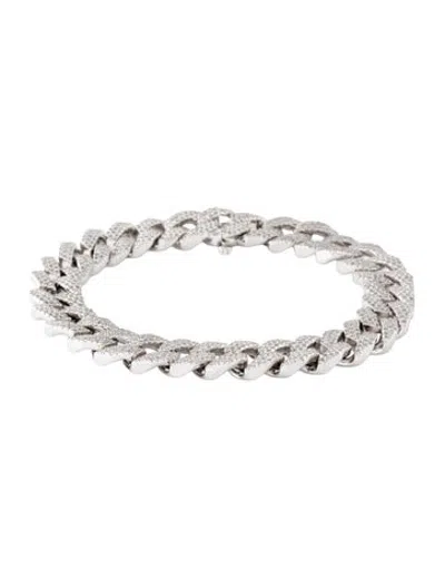 Pre-owned Shay 18k 4.54ctw Diamond Geo Link Bracelet, 7" In Multicolor