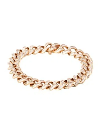 Pre-owned Shay 18k 4.89ctw Diamond Essential Link Bracelet, 6.25" In Multicolor