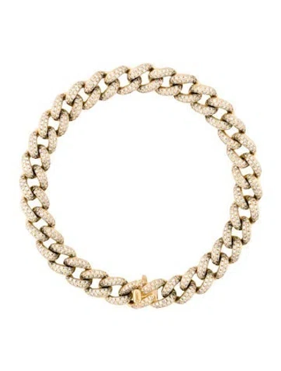 Pre-owned Shay 18k Diamond Link Bracelet, 6.25" In Multicolor