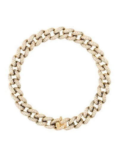 Pre-owned Shay 18k Diamond Link Bracelet, 6.25" In Multicolor