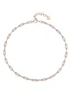 Shay 18k Rose Gold Diamond Cable-link Chain Necklace