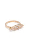Shay 18k Rose Gold Diamond Ring In Pink